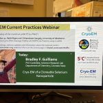 Bradley gives a talk as a part of the Cryo-EM Current Practices Webinar series